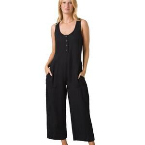 NWT Prana Seakissed Jumpsuit In Black Size Large